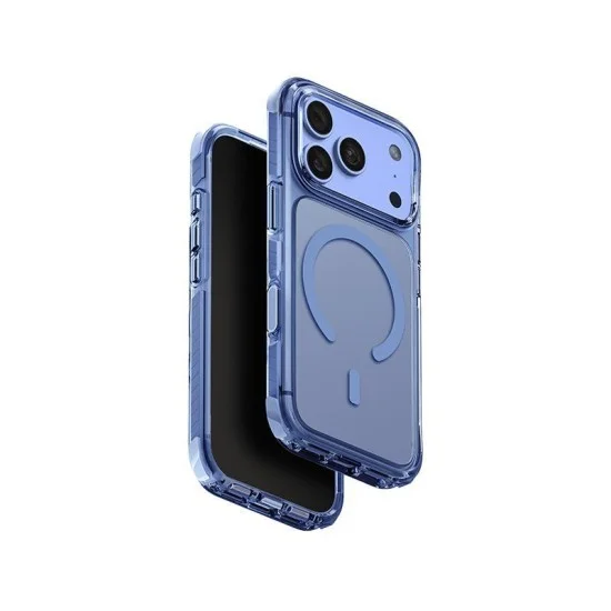 Uniq Hybrid Combat MagSafe Case for iPhone 18 Pro - Blue